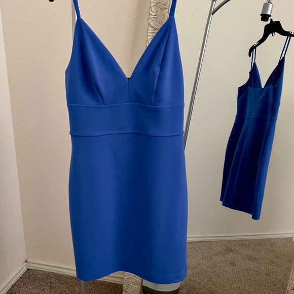 Express Dress | XS Petite | Light Blue - Picture 1 of 5